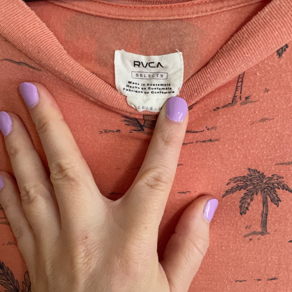 RVCA Hawaiian Print Top - Picture 3 of 3